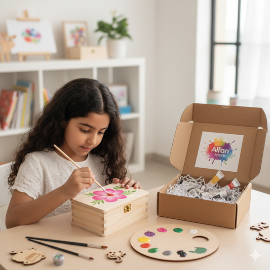 DIY Jewellery Box Painting & Decorating Kit