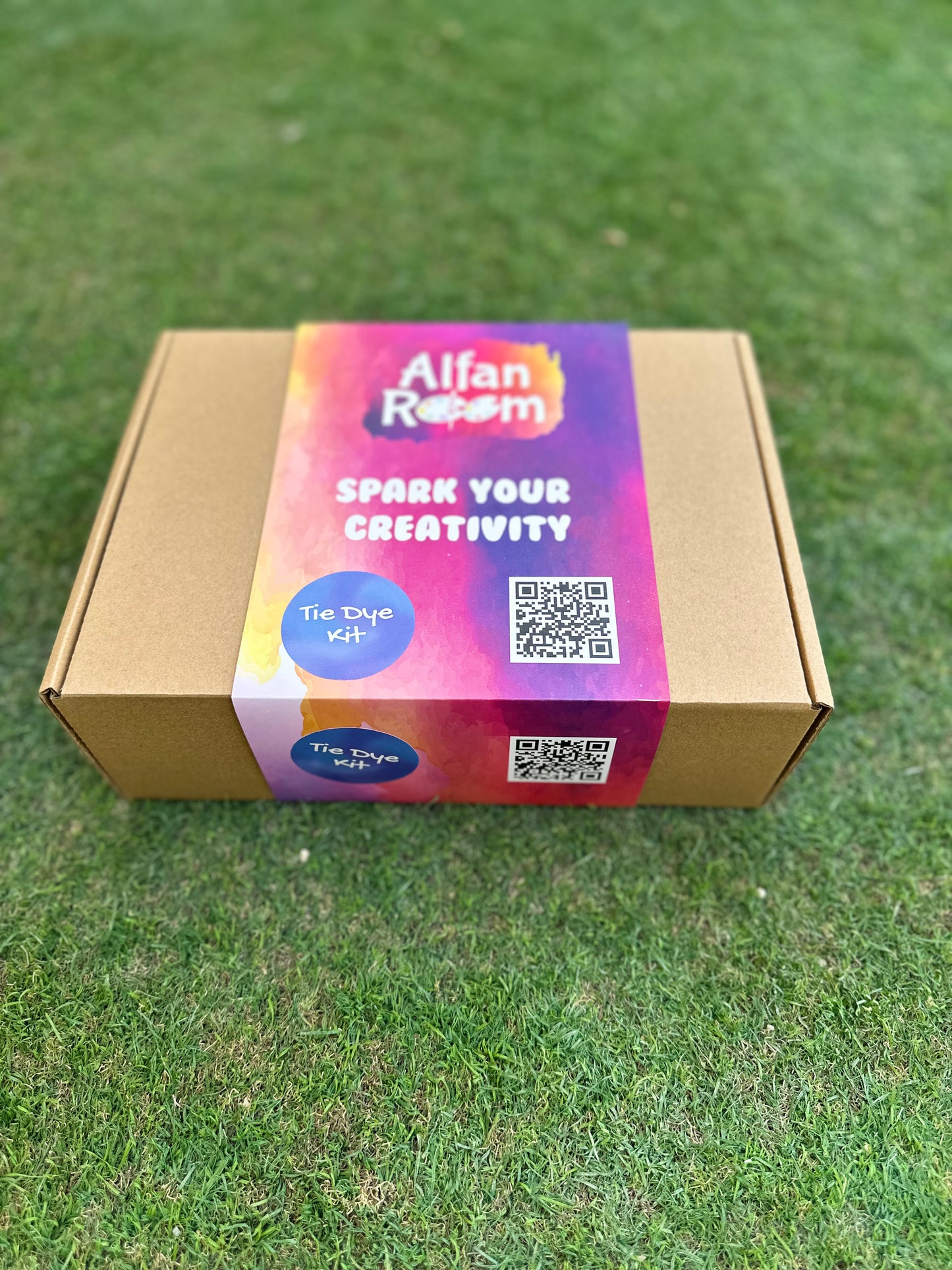 مجموعة صباغة وربط (Tie-Dye) إبداعية بألوان زاهية