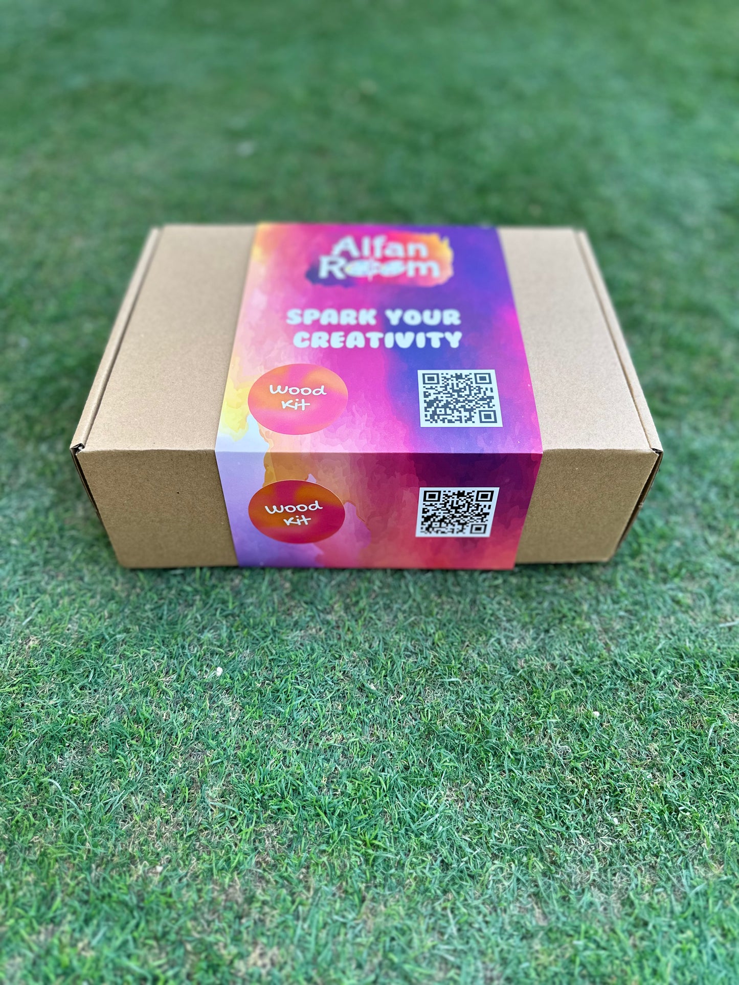 مجموعة تلوين الحرف الخشبية