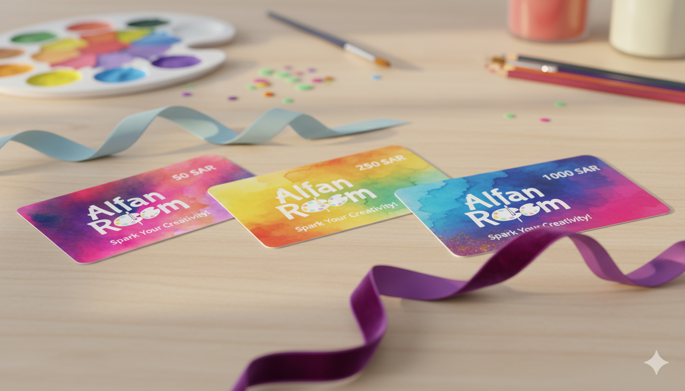 بطاقة هدايا إلكترونية ألفن روم - الهدية الإبداعية المثالية